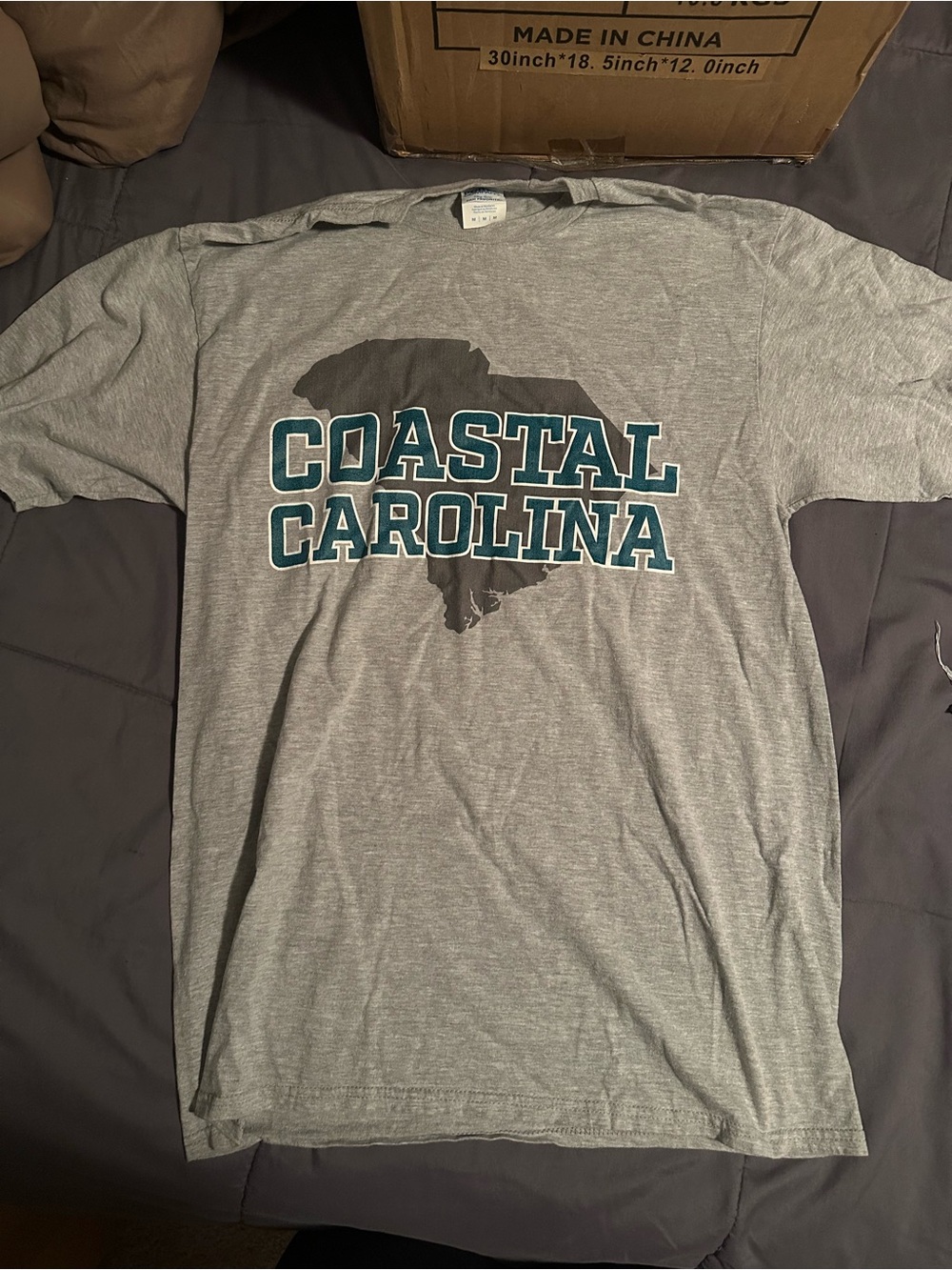 Gray Graphic Tee -Coastal Carolina